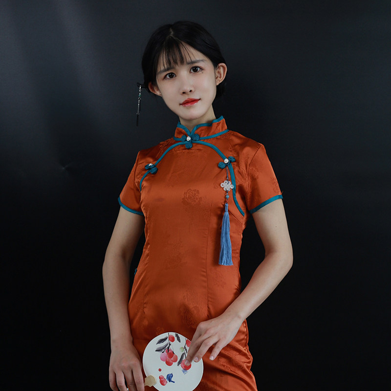 小盘长-旗袍压襟挂件步腰佩流苏腰吊坠古风手持坠腰间配饰扇坠饰_虎窝淘