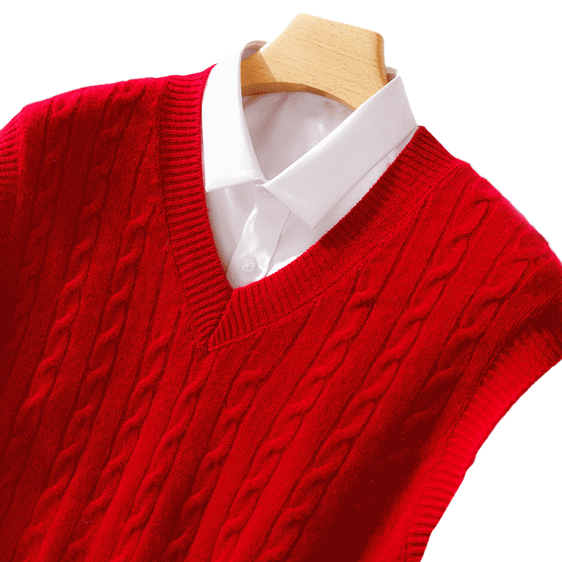 100%纯羊毛马甲背心坎肩男士V领加厚商务休闲无袖毛衣针织绒衫冬,淘宝优惠券,粉丝福利购,淘宝优惠卷