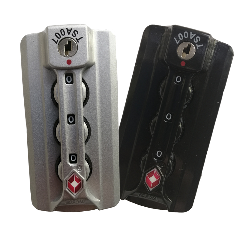 WHG行李箱密码锁拉杆箱锁箱包密码锁铝框箱扣锁旅行箱配件tsa007,淘宝优惠券,粉丝福利购,淘宝优惠卷