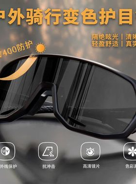 专业骑行眼镜日夜两用护目镜防强光户外登山运动跑步防风沙自行车