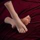 36-size platinum silicone simulated foot mold, foot mold, beautiful feet and jade feet online store, stockings shooting, real-person inversion painting