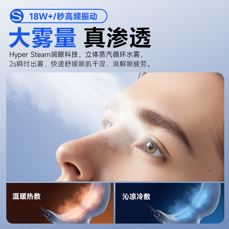 新年礼物SKG蒸汽眼部按摩仪U5润眼仪护眼缓解眼疲劳干涩雾化热敷,淘宝优惠券,粉丝福利购,淘宝优惠卷