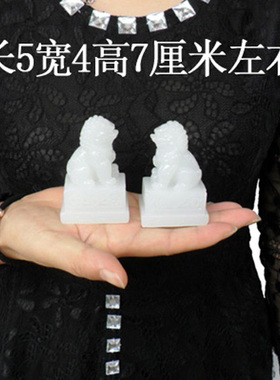 吉祥物风水纯铜北京狮子工艺品