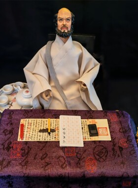中式禅意古风达摩祖师佛像装饰品