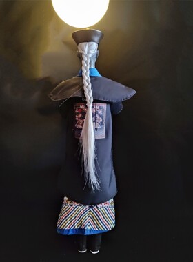 2.0清朝僵尸手办摆件人偶模型关节可动玩具男孩礼物桌面场景摆件