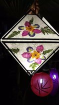 Xi Shuishuangbanna Dai ethnic group Handmade paper lantern leaves flower petals National art Non-physical heritage