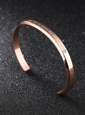 时尚潮流韩版铜网手镯小红书