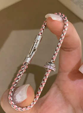 轻奢重工闪钻葡萄藤手链小众设计