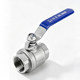 Stainless steel internal threaded ball valve two-piece switch