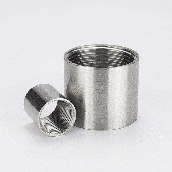 Stainless steel pipe direct female thread connector pipe clamp
