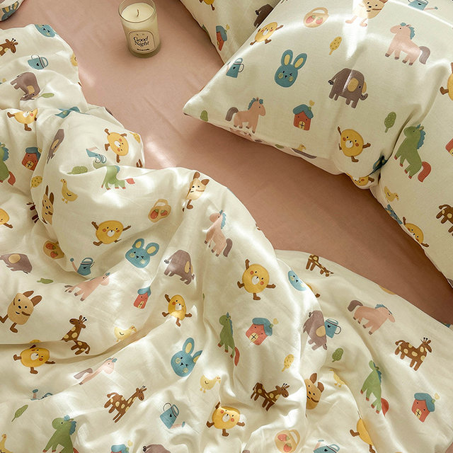 Tang Dynasty A fish double-layer gauze foal cotton sheet