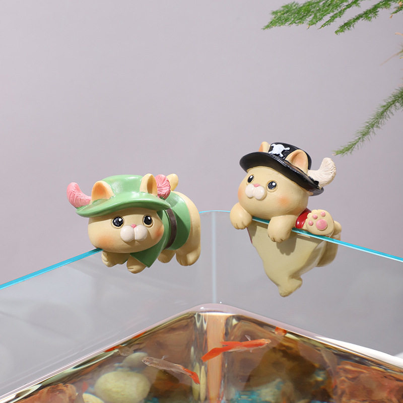 创意猫咪爬缸装饰摆件多肉园艺微景观挂饰鱼缸趣味小猫咪挂件挂饰,淘宝优惠券,粉丝福利购,淘宝优惠卷