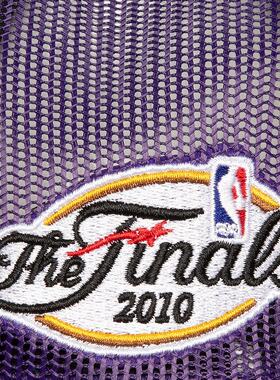 美国代购Mitchell & Ness湖人队棒球帽平沿网眼帽子2010 NBA决赛