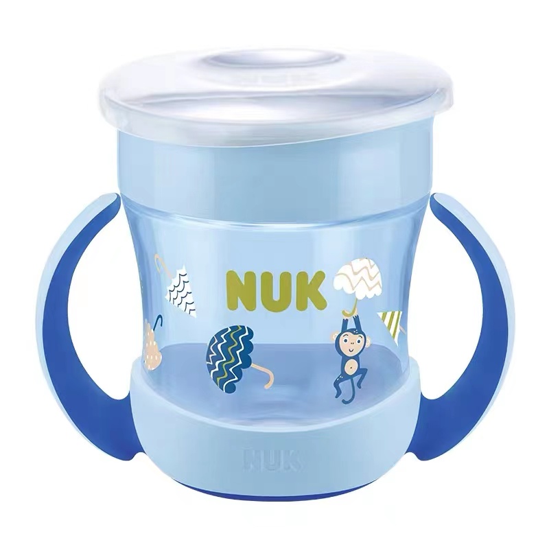 NUK迷你魔术杯NUK360度魔术杯NUK宝宝防漏喝水杯带手柄160ML包邮