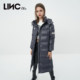 LINCCHIC金羽杰羽绒服女款冬季修身款超长款羽绒服女Y22808191