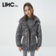 Jin Yujie retro college mid-length down jacket for women