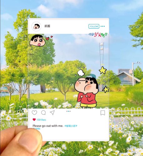 pvc透卡定制动漫明星周边全透半透小卡加急定制ins风透明磨砂卡片 - 图2