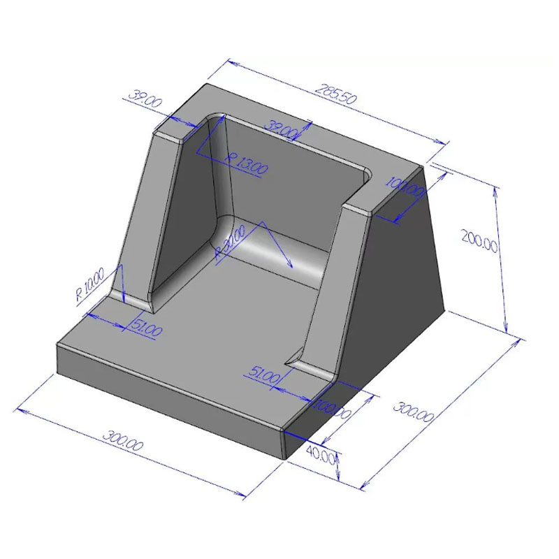 30x30x20水簸箕滴水石接水池模具水泥预制件社区房檐接水混凝土-图1