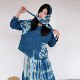 Yiche tie-dye ອອກແບບຕົ້ນສະບັບ handmade jacket ຝ້າຍ