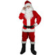 Gold velvet plus size Santa Claus costume for men and women