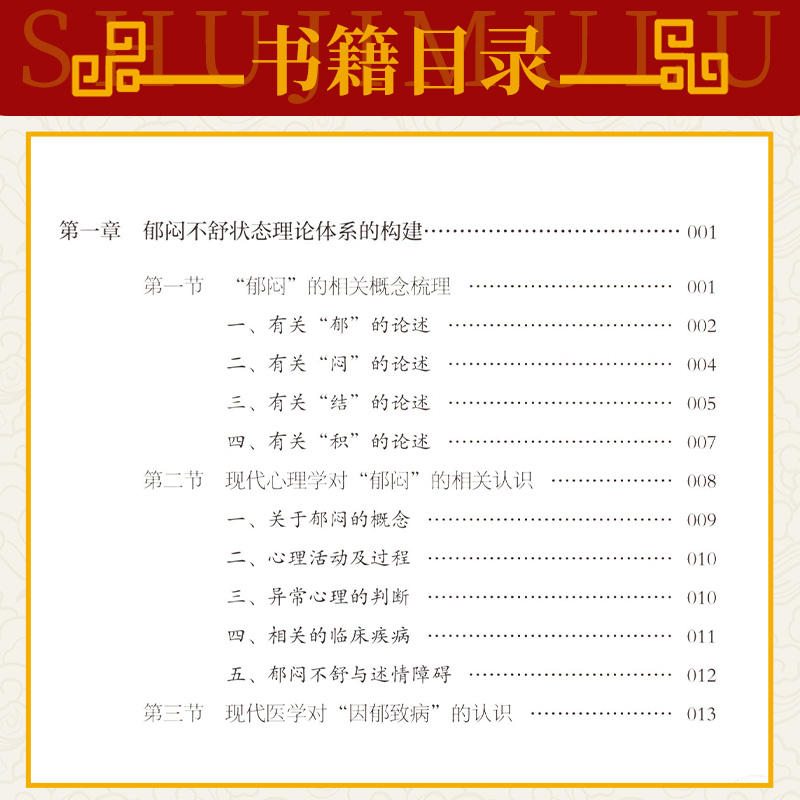 全5本 中医眼中的心理状态辨治析要系列 中医眼中的郁闷不舒+精神萎靡+惊悸不安+思虑过度+烦躁焦虑 齐向华 中医心理学治疗书籍 - 图1