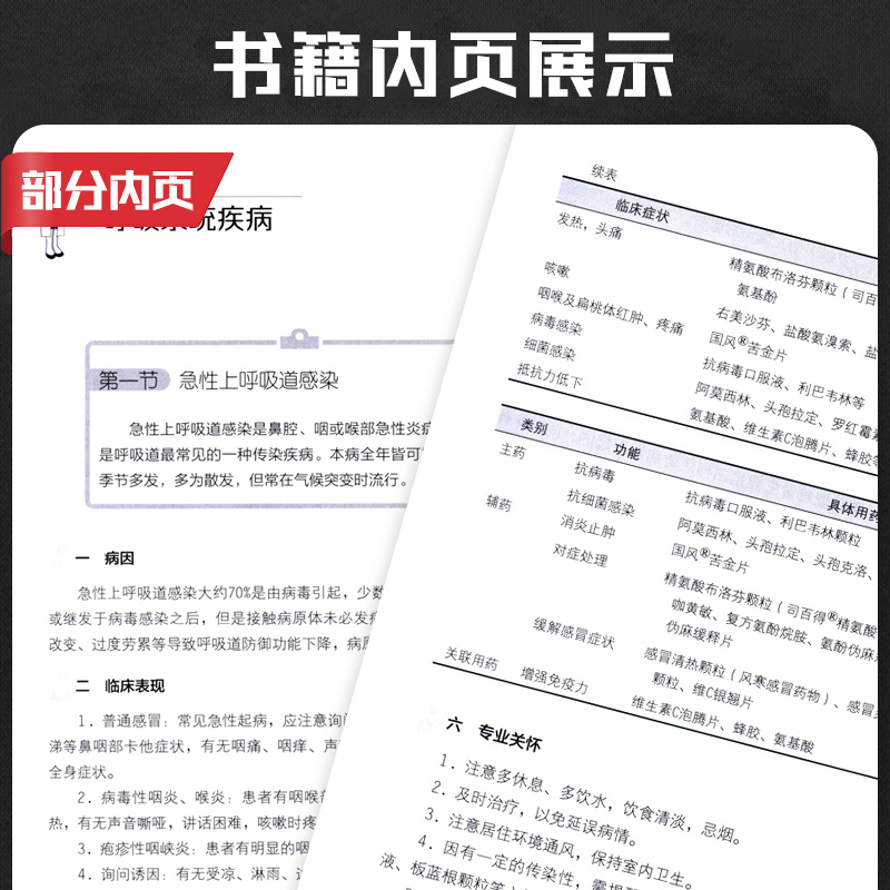 常见疾病用药手册 西药大全药店药学专业书籍配药用药联合店员基础训练药物营业员临床版指南药师零售门诊处方 广东科技出版社 - 图2