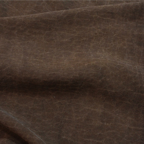 100%桑蚕丝龟纹香云纱面料 真丝布料纯色 正宗顺德拷莨绸服饰布料 - 图1