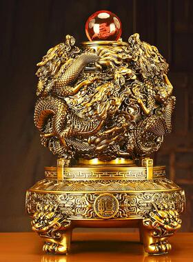 龙转乾坤摆件时来运转招财客厅玄公司店铺办公室乔迁开业礼物礼品