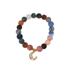 EllaZhong Planet Bracelet Cặp đôi đá tự nhiên Kết cấu Nhật Bản và Hàn Quốc Trang sức Vòng đeo tay vũ trụ Super Fairy - Vòng đeo tay Clasp vòng gỗ Vòng đeo tay Clasp