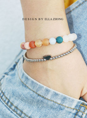 起飞热气球天然石网红简约风手饰