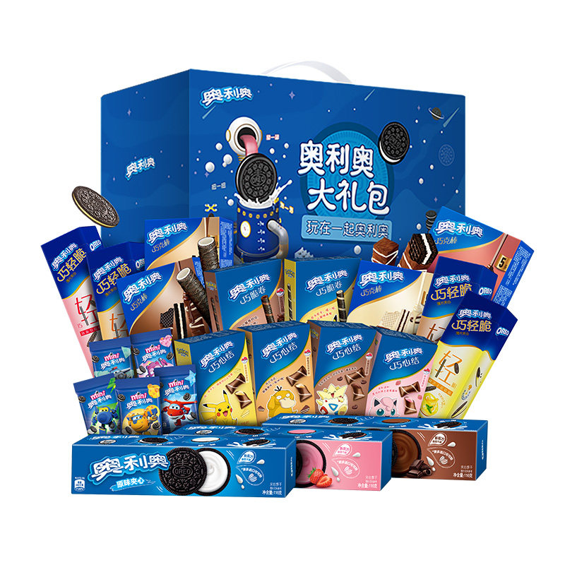 奥利奥网红巧克力威化礼盒夹心饼干 亿滋夹心饼干
