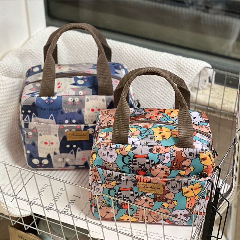 2025新款时尚轻便上班族带饭手提包保温饭盒袋加厚铝箔饭兜便当包,淘宝优惠券,粉丝福利购,淘宝优惠卷