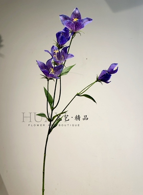 花艺精品仿真花桔梗单只