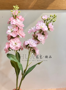 仿真紫萝兰飞燕花客厅插花装饰摆件手捧花束氛围布置