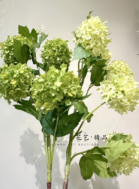 花艺精品仿真花绣球雪球