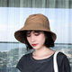 New fisherman hat for women black spring and summer outdoor all-match face-showing small sun sun protection visor hat basin hat for men trendy