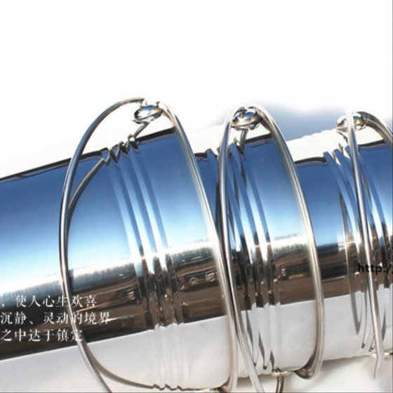 Small round stainless steel portable thickened stainless steel bucket