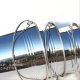 Small round stainless steel portable thickened stainless steel bucket