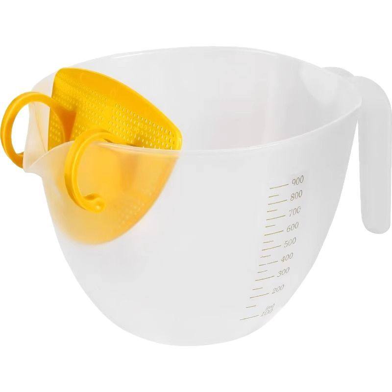 过滤量杯带刻度食品级专用厨房淘米打鸡蛋烘焙蛋液过带滤网打蛋杯,淘宝优惠券,粉丝福利购,淘宝优惠卷