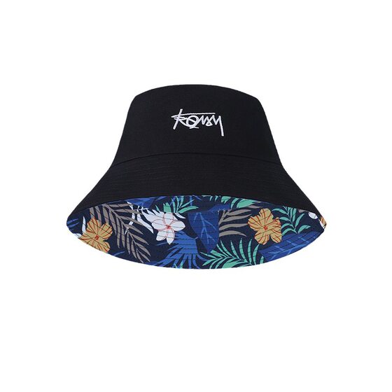 Spring outing children's fisherman hat boys and girls summer large head circumference double-sided large brim baby beach sun hat