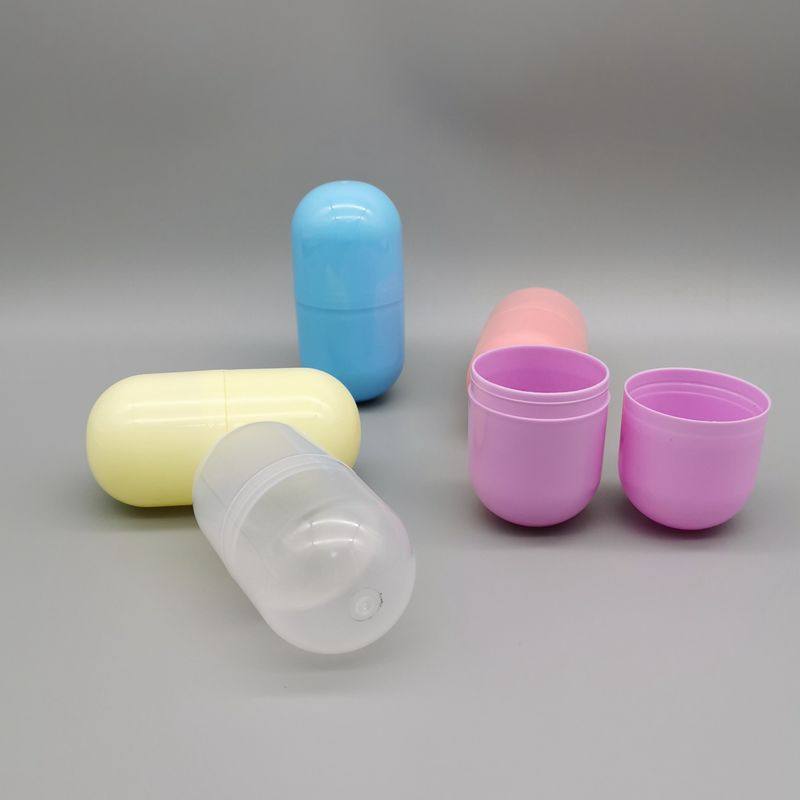 网红大号胶囊壳日本扭蛋塑料展示盒扭扭蛋美妆蛋壳透明空心球壳,淘宝优惠券,粉丝福利购,淘宝优惠卷