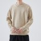 Men's half turtleneck sweater solid color basic autumn and winter style