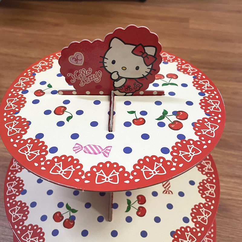 外单卡通甜品展示架纸质三层糕点架儿童生日聚会派对装饰蛋糕架子,淘宝优惠券,粉丝福利购,淘宝优惠卷