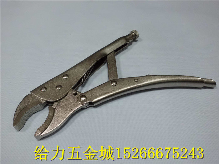 圆口大力钳迷你大力钳夹持工具五金工具4寸大力钳平头夹固定钳_虎窝淘