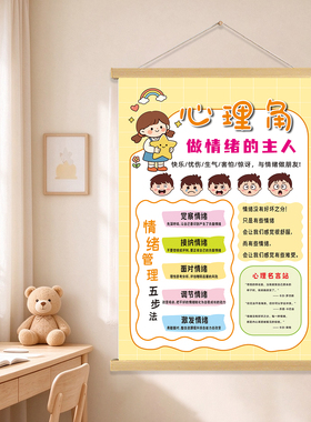 心理角情绪文化墙贴挂画