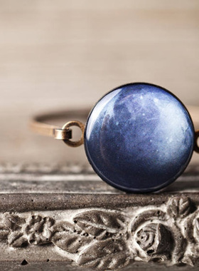 乌克兰Beautyspot少女潮牌 原创手工 宇宙双鱼座守护星海王星手镯