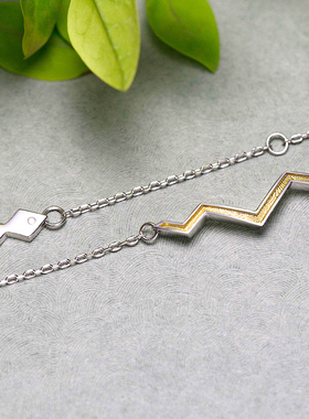 原创设计风纯银表白节日锁骨链