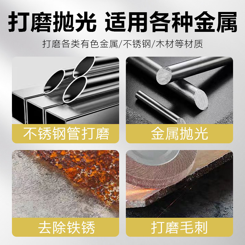 千叶轮抛光轮150*25(30)*25卡盘砂纸砂布轮千页轮抛光片打磨片 - 图2