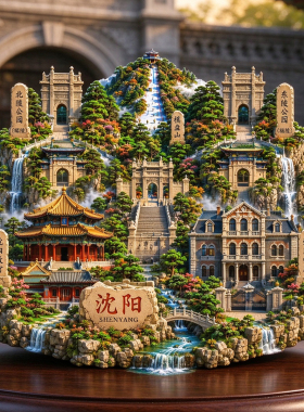 沈阳文创金属冰箱贴旅游纪念品
