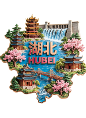 湖北金属冰箱贴纪念品